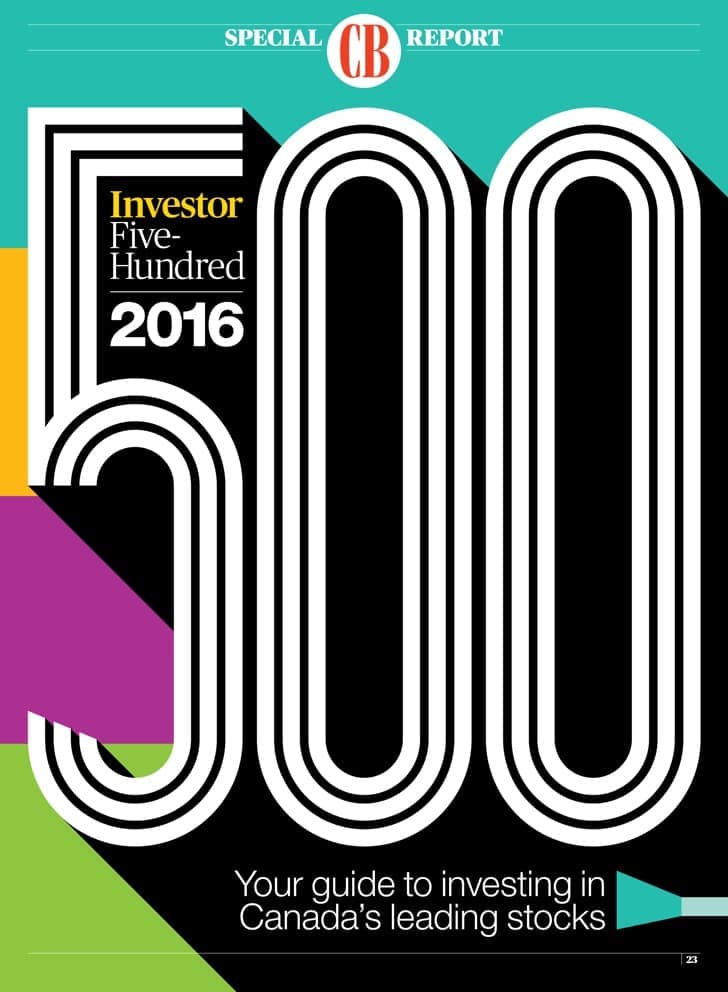 Image from Canadian Business magazine designed by Stephanie Firka.