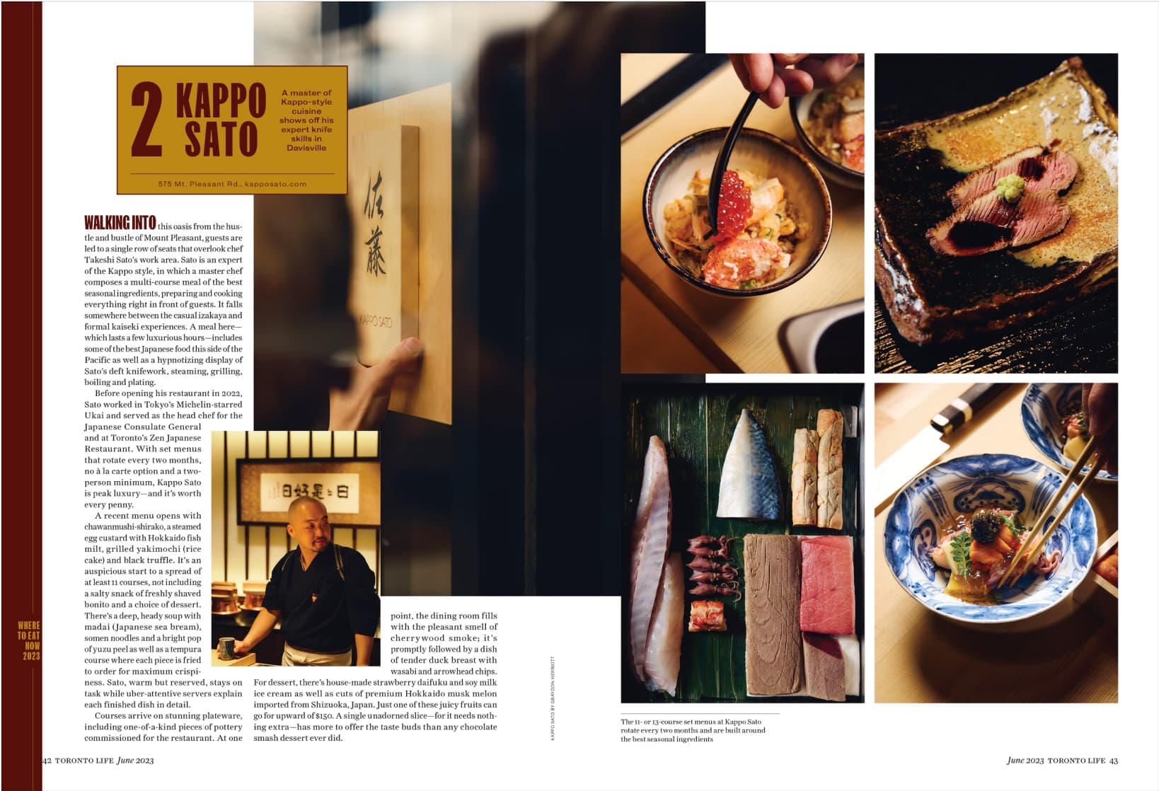Image from Toronto Life magazine designed by Stephanie Firka.